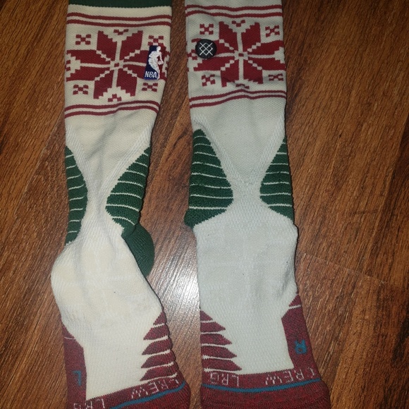 nba christmas socks